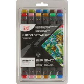 Zig Kurecolor Twin Ws Dull Colors 12'li Marker Seti