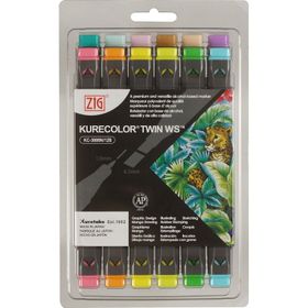 Zig Kurecolor Twin Ws Pale Colors 12'li Marker Seti