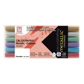 Zig MS-8400 Metalik 6'lı Kaligrafi Kalemi