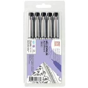 Zig MS/5V Millenium Siyah 5 Adet Çizim Kalemi