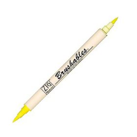 Zig MS7700-050 Pure Yellow Fırça Uçlu Keçeli Kalem