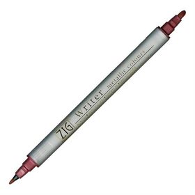 Zig N:126 Red 8000 Çift Taraflı Metalik Davetiye Kalemi