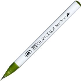 Zig RB-6000AT 043 Clean Color Real Brush Olive Green Fırça Uçlu Kalem