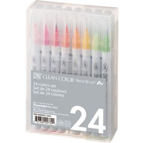 Zig RB-6000AT/24V 24'lü Clean Color Real Brush Set