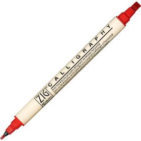 Zig Scroll Brush 020 Pure Red Kaligrafi Kalemi