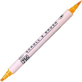 Zig Scroll Brush 052 Apricot Kaligrafi Kalemi