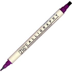 Zig Scroll Brush 801 Aubergine Kaligrafi Kalemi