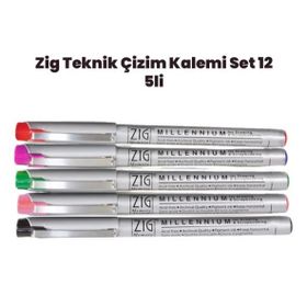 Zig Set 12 5'li 0,05 mm Teknik Çizim Kalem