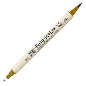 Zig TC-4000 066 D.Oatmeal Fabrıcolor Twın Çift Uçlu Kumaş Kalemi