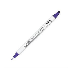 Zig TC-6100-080 Clean Color Dot Mor Çift Taraflı Kalem
