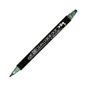 Zig TC-8100 Clean Color Dot 121 Çift Taraflı Metalik Yeşil Kalem