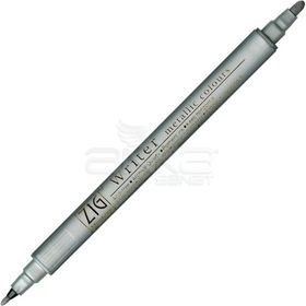 Zig Writer Metallic Colours Çift Uçlu 102 Silver Marker Kalem