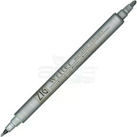 Zig Writer Metallic Colours Çift Uçlu 102 Silver Marker Kalem