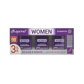 Zigavus 300 ml X 3'lü Paket For Women Kolajen & Keratin Şampuan