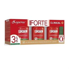 Zigavus 300 ml X 3'lü Paket Forte Ultra Clinical Yağlı Saçlar Şampuan