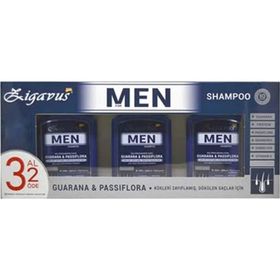 Zigavus 3x300 ml Men Saç Dökülmesi Şampuanı