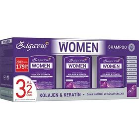 Zigavus 3x300 ml Women Kolajen Şampuan