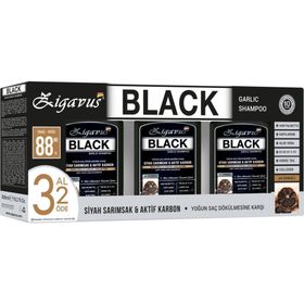 Zigavus Black Sarımsaklı 3 x 300 ml Şampuan