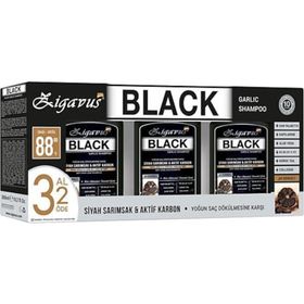Zigavus Black Sarımsaklı 3 x 300 ml Şampuan