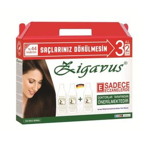 Zigavus Extra Plus Kokusuz Sarımsaklı 3x250 ml Şampuan