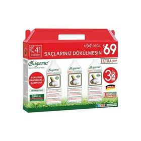 Zigavus Extra Plus Kokusuz Sarımsaklı 3x250 ml Şampuan