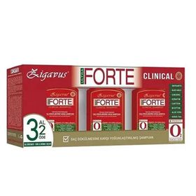 Zigavus Forte Ultra Clinical Kuru ve Normal Saçlar İçin 3x300 ml Şampuan