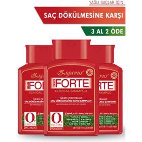 Zigavus Forte Ultra Yağlı Saçlar İçin 3x300 ml Şampuan