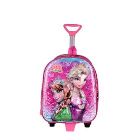 Zigga 00024 Pembe Sue And Se Kız Çocuk Çekçekli Anaokulu Sırt Çantası