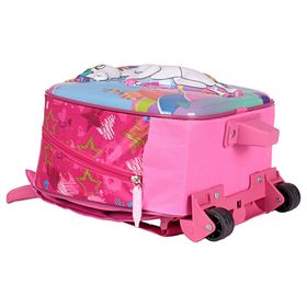 Zigga 00028 Pembe Unicorn Kız Çocuk Çekçekli Anaokulu Sırt Çantası