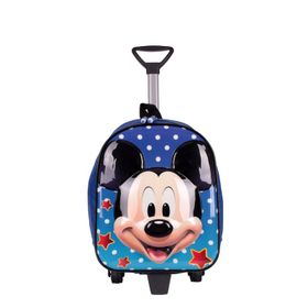 Zigga 00036 Lacivert Mickey Mouse Erkek Çocuk Çekçekli Anaokulu Sırt Çantası