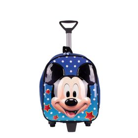 Zigga 00036 Lacivert Mickey Mouse Erkek Çocuk Çekçekli Anaokulu Sırt Çantası