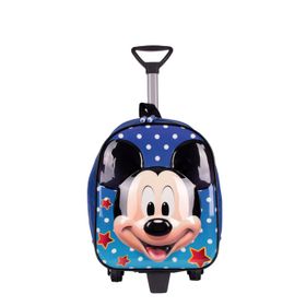 Zigga 00036 Lacivert Mickey Mouse Erkek Çocuk Çekçekli Anaokulu Sırt Çantası