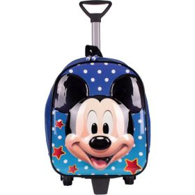 Zigga 00036 Lacivert Mickey Mouse Erkek Çocuk Çekçekli Anaokulu Sırt Çantası