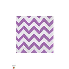 Zigzag Lila Kağıt Peçete