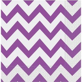 Zigzag Lila Kağıt Peçete