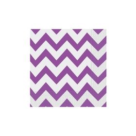 Zigzag Lila Kağıt Peçete