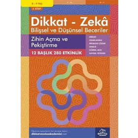 Zihin Açma ve Pekiştirme 8 - 9 Yaş - Bilişsel ve Düşünsel Beceriler - Dikkat ve Zeka Akademisi