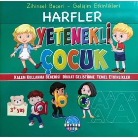 Zihinsel Beceri Gelişim Etkinlikleri Harfler Yetenekli Çocuk 3 - Safkan Kids