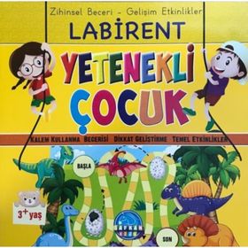 Zihinsel Beceri Gelişim Etkinlikleri Labirent Yetenekli Çocuk 3 - Safkan Kids