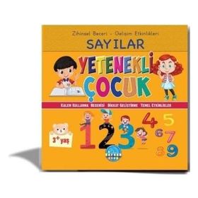 Zihinsel Beceri Gelişim Etkinlikleri Sayılar Yetenekli Çocuk 3+-Safkan Kids