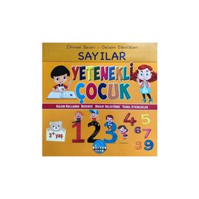 Zihinsel Beceri Gelişim Etkinlikleri Sayılar Yetenekli Çocuk 3+-Safkan Kids