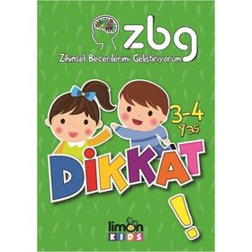 Zihinsel Becerilerimi Geliştiriyorum 3 - 4 Yaş Dikkat - Kolektif
