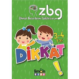 Zihinsel Becerilerimi Geliştiriyorum 3 - 4 Yaş Dikkat - Kolektif