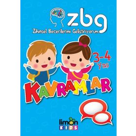 Zihinsel Becerilerimi Geliştiriyorum 3 - 4 Yaş Kavramlar - Kolektif