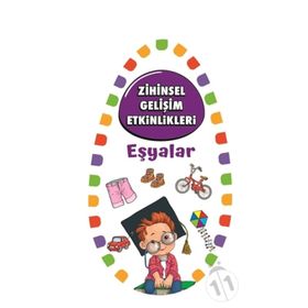 Zihinsel Gelişim Etkinlikleri - Eşyalar - Martı Çocuk Yayınları