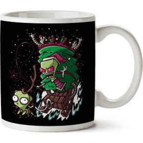 Zim Stole Xmas the Grinch the Invader Baskılı Kupa