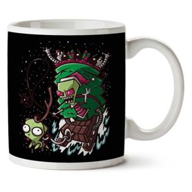 Zim Stole Xmas the Grinch the Invader Baskılı Kupa