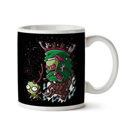 Zim Stole Xmas the Grinch the Invader Baskılı Kupa