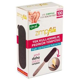 Zimpfile Oval 100'lü Tek Kullanımlık Ayak Törpüsü