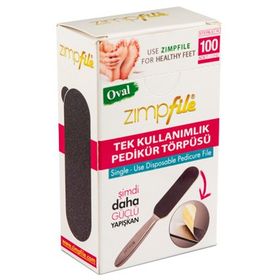 Zimpfile Oval 100'lü Tek Kullanımlık Ayak Törpüsü